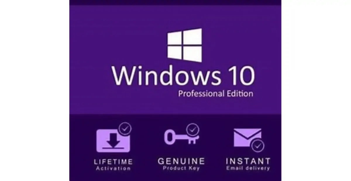 Windows 10 Pro – Lifetime License Key for 1 PC