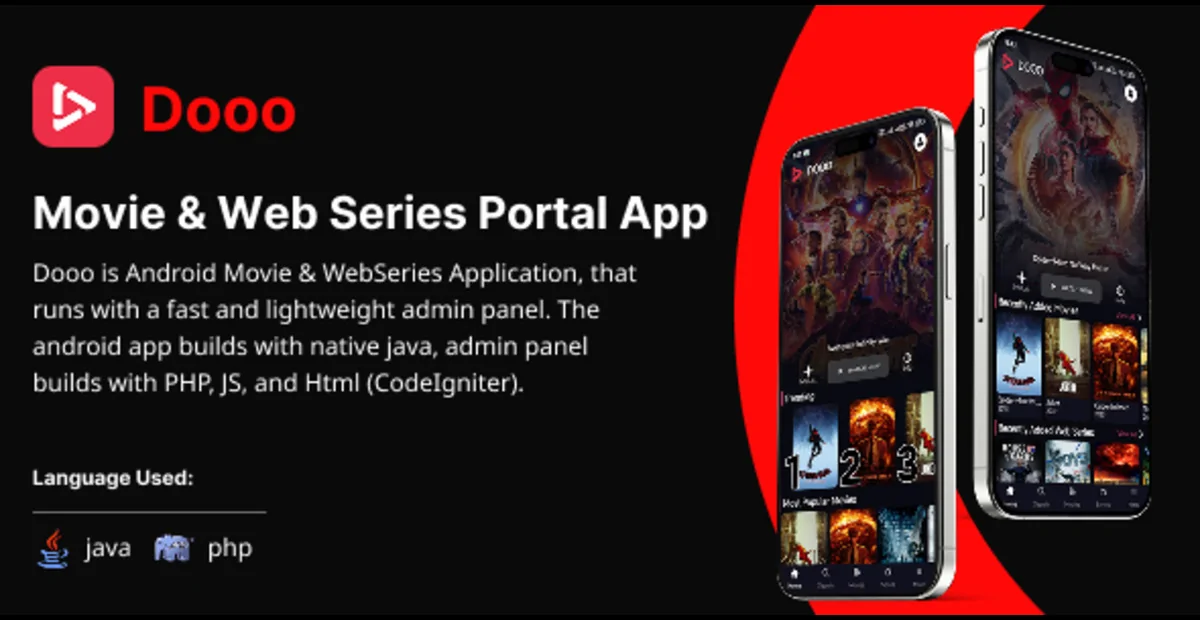 Dooo - Movie & Web Series Portal App