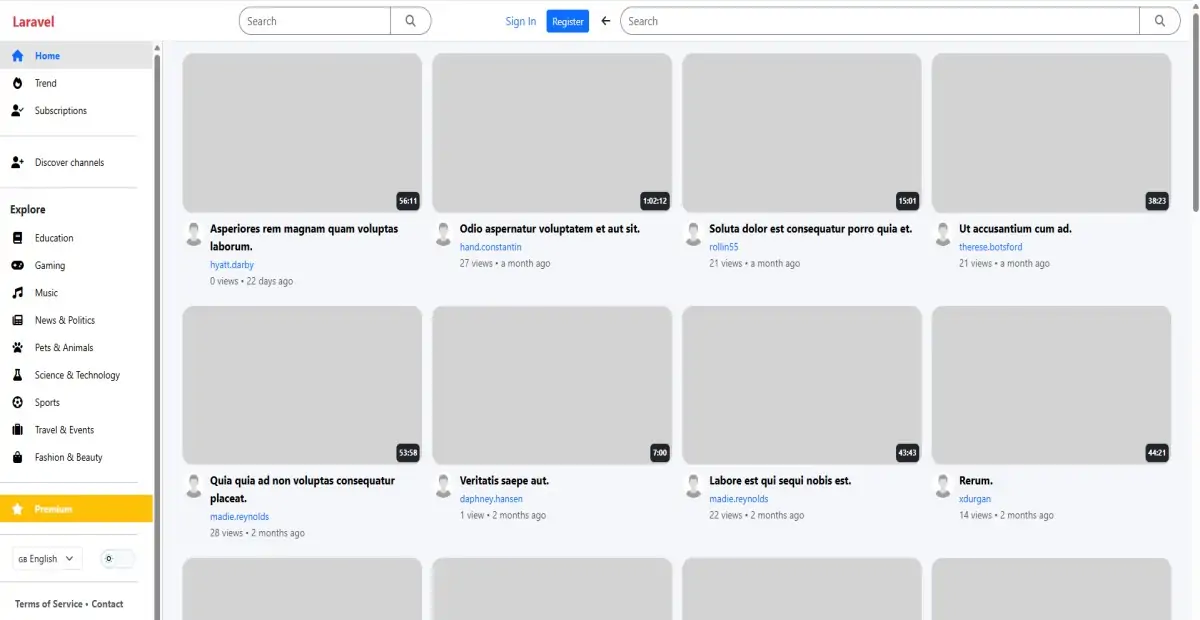 ClipZone - Upload and share video platform like Youtube 1.0.0
